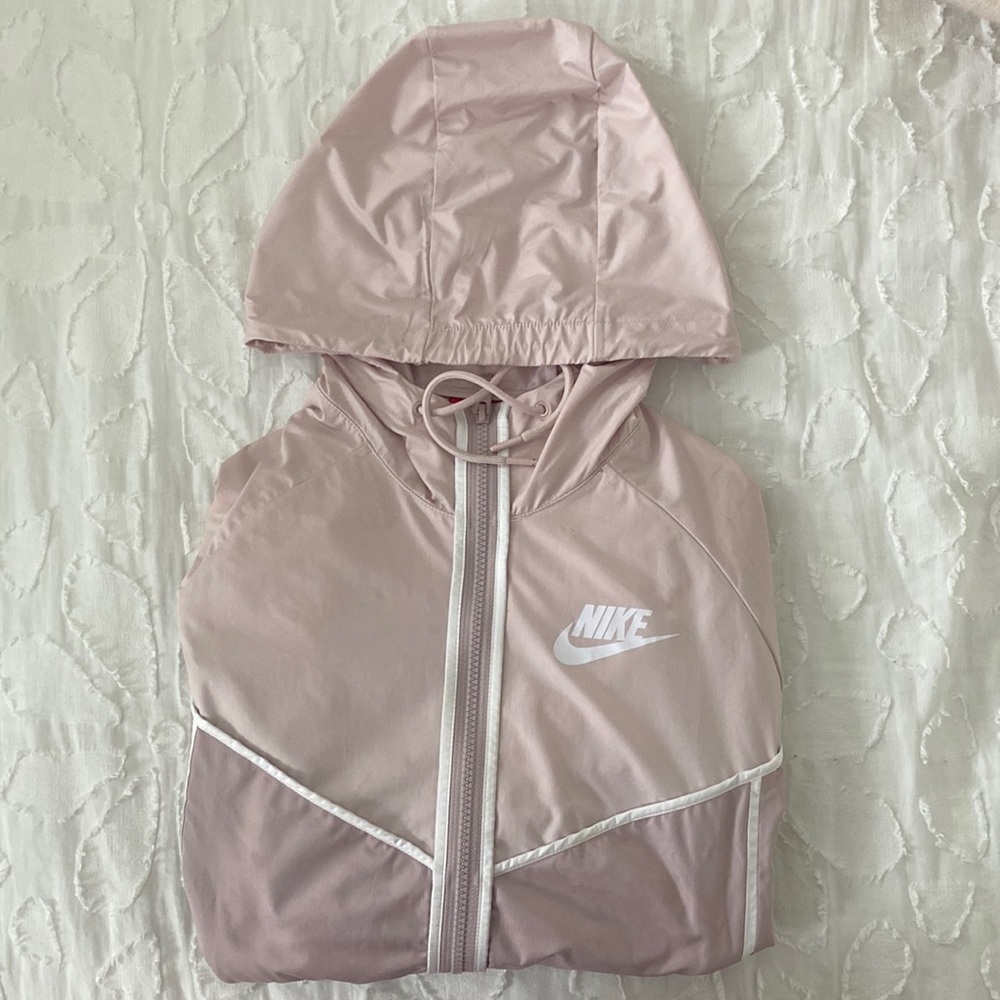 Pink Nike Windbreaker Hooded Jacket